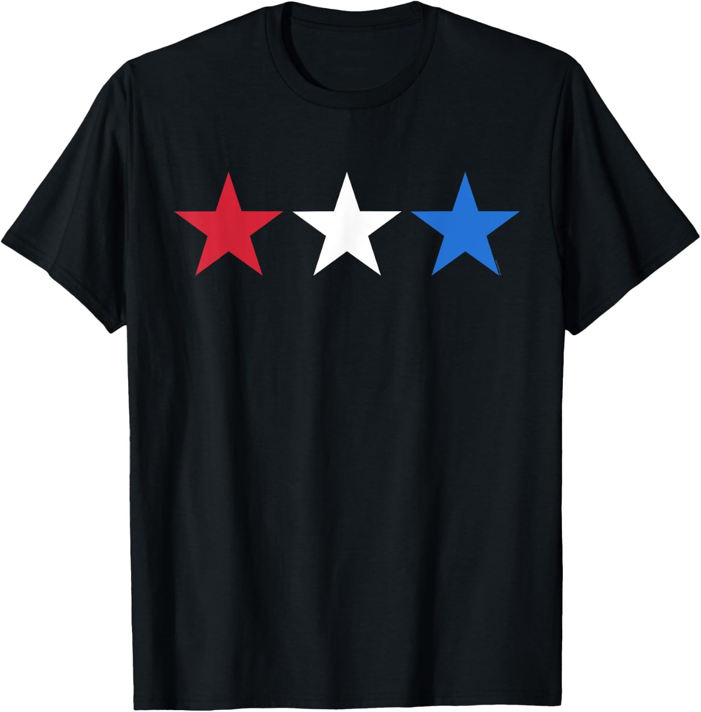 USA Patriotic Shirt American Flag Stars Cool 4th of July Women Kids Men T-Shirt - T-Shirt | Black
