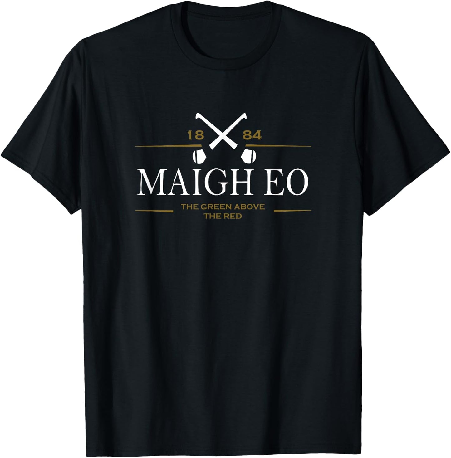 Mayo (maigh Eo), Ireland Hurling T-Shirt - T-Shirt | Black
