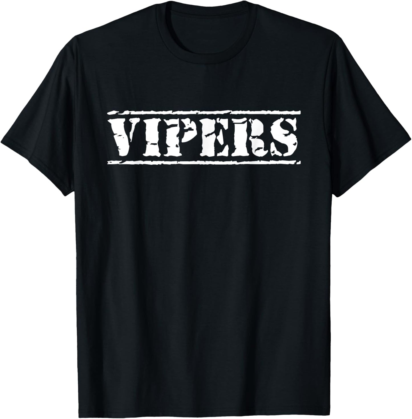 Go Vipers Football Baseball Basketball Cheer Team Fan Spirit T-Shirt - T-Shirt | Black