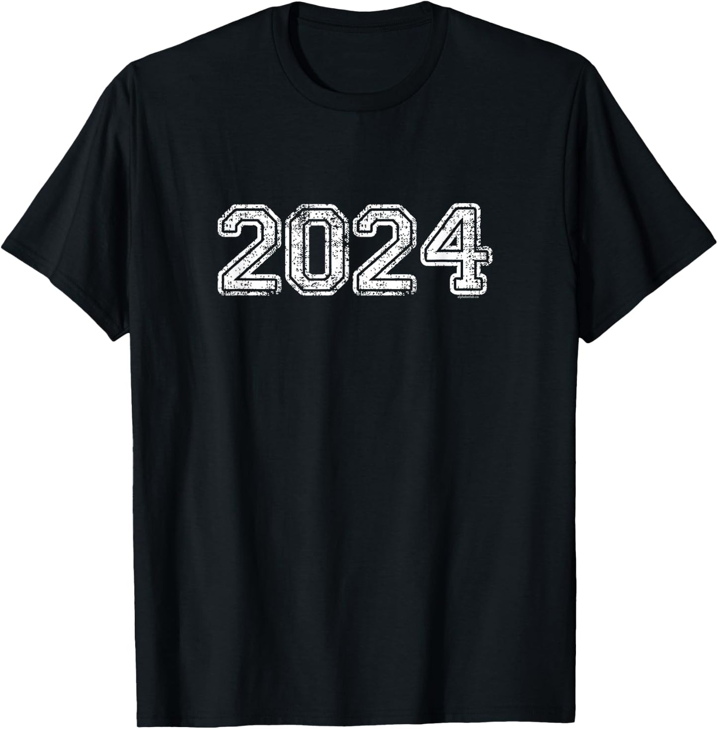 Class of 2024 | Graduation School Vintage Spirit Senior 2024 T-Shirt - T-Shirt | Black