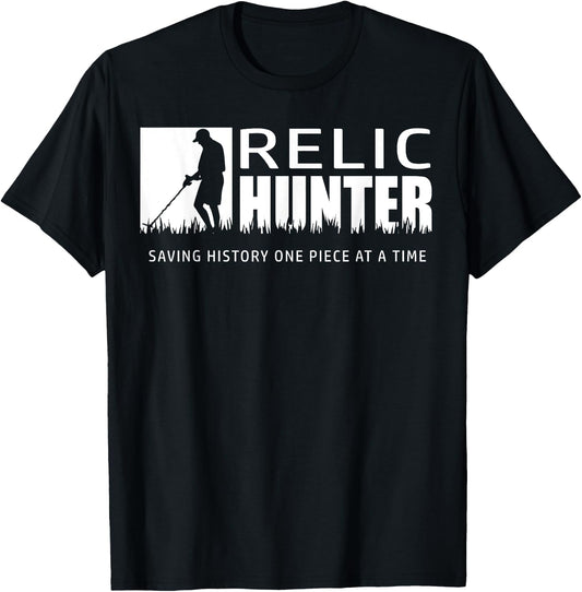 Metal Detectorists Shirt Treasure Hunter Relic Hunter T-Shirt - T-Shirt | Black