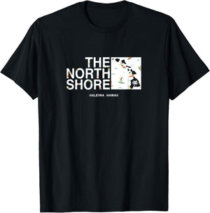Hawaii Islands North Shore Haleiwa Surfer T-Shirt - T-Shirt | Black