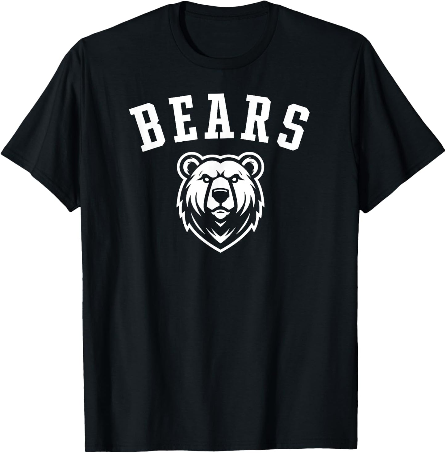 Bears Mascot for Players and Fans T-Shirt - T-Shirt | Black