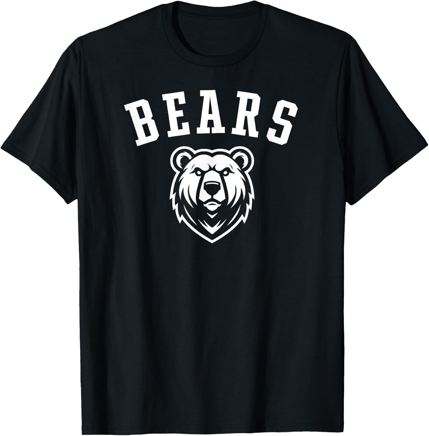 Bears Mascot for Players and Fans T-Shirt - T-Shirt | Black