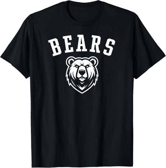 Bears Mascot for Players and Fans T-Shirt - T-Shirt | Black