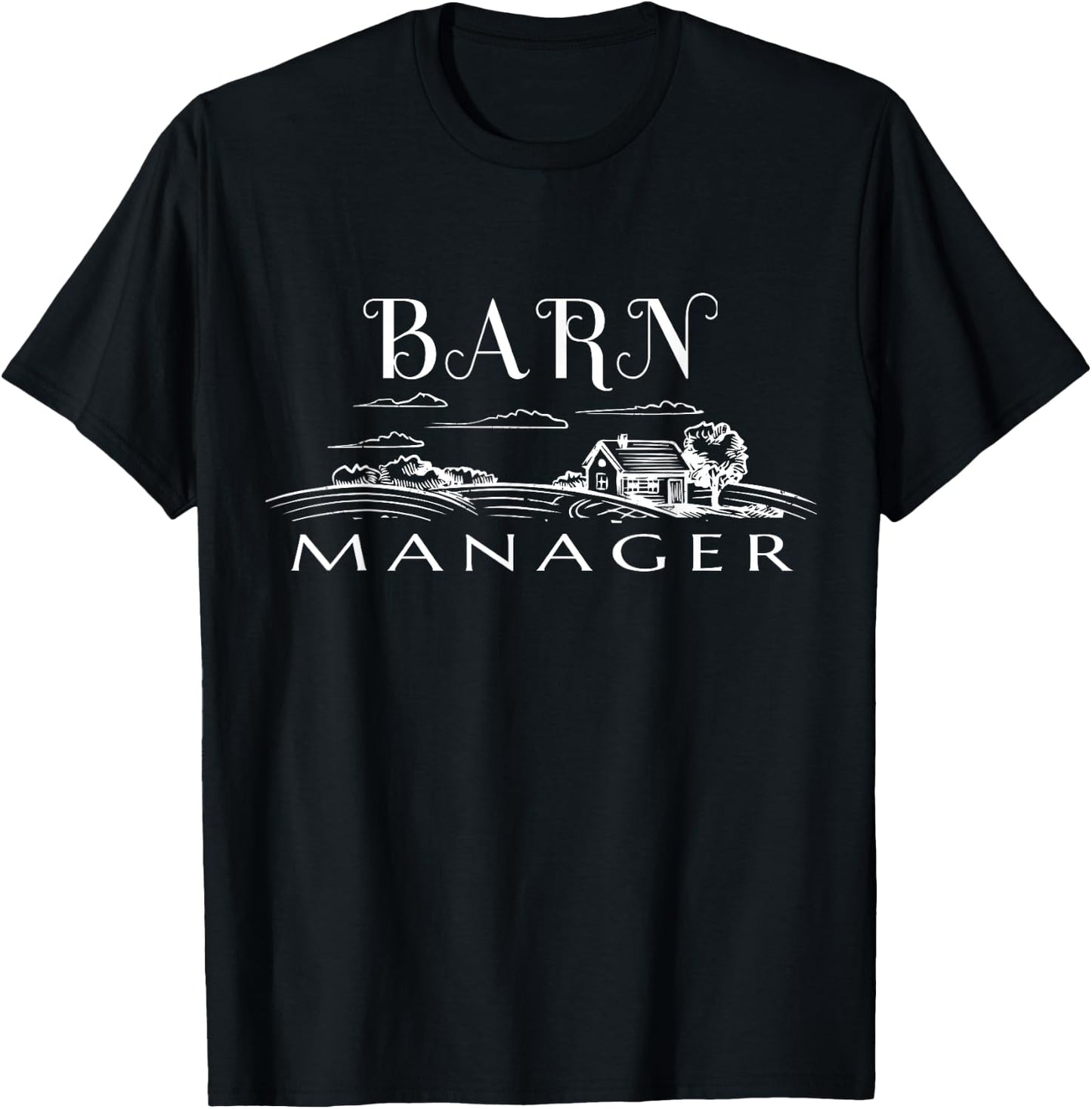 Barn Manager T-Shirt - T-Shirt | Black