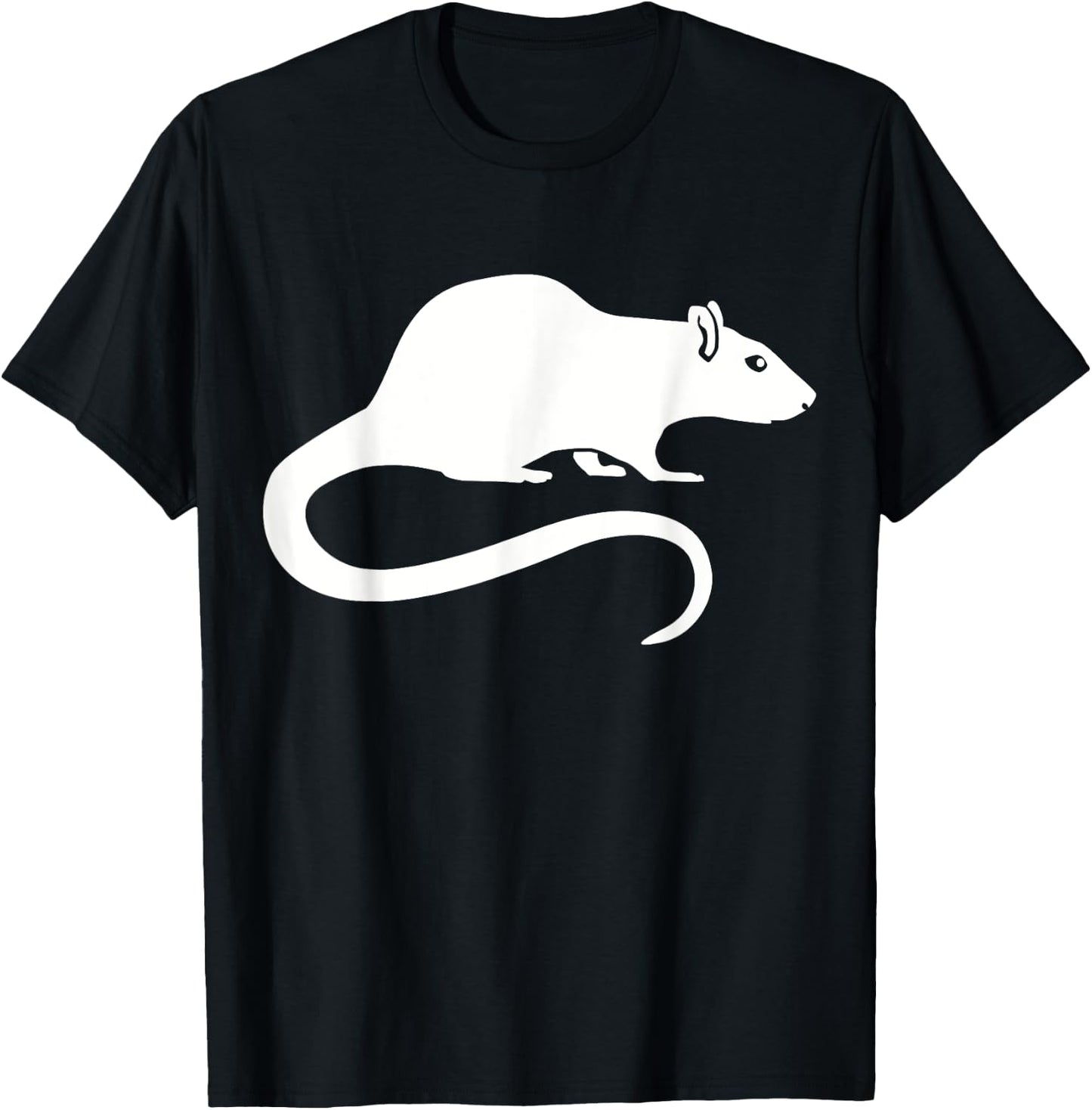 White rat T-Shirt - T-Shirt | Black