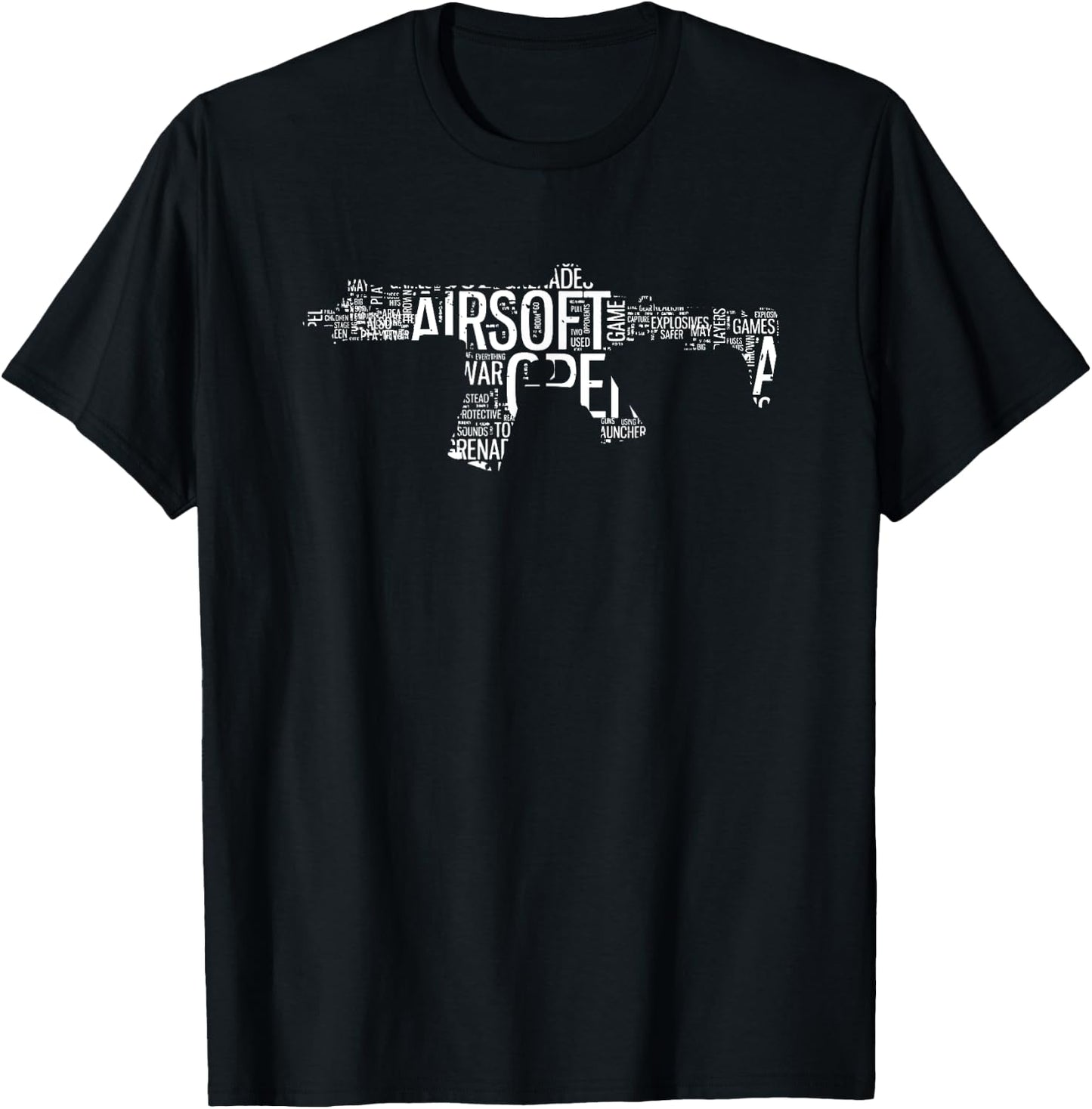 Funny Airsoft - Pellet Gun -Shooting Sport Gift T-Shirt - T-Shirt | Black