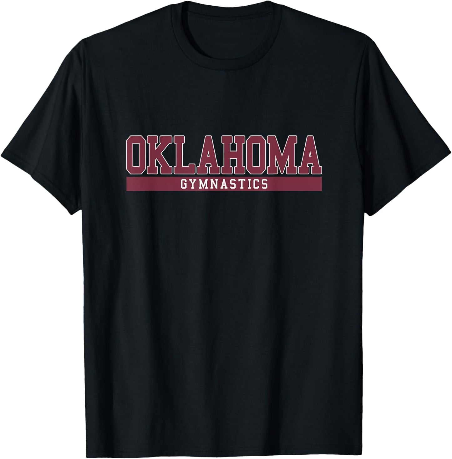 Oklahoma Gymnastics - Black, -Adults, Short Sleeve, Classic Fit, Small T-Shirt - T-Shirt | Black