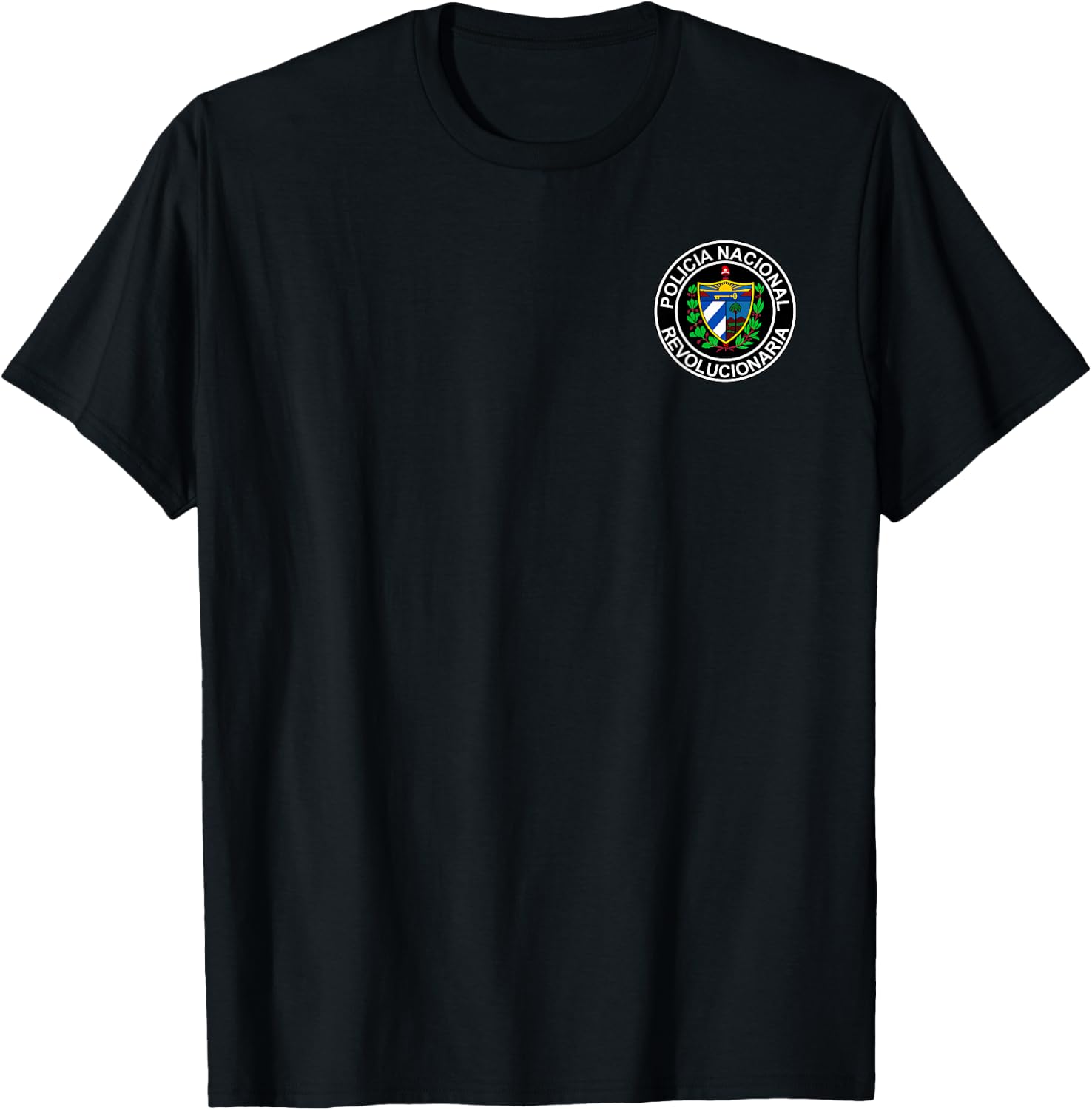 PNR Policia Nacional Revolucionaria Cuba Police T-Shirt - T-Shirt | Black