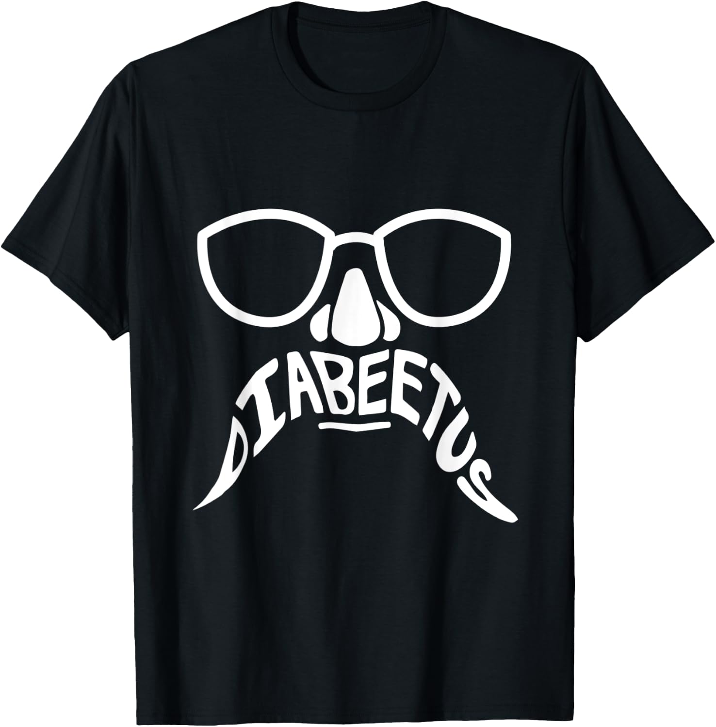 Diabeetus Awareness Diabetic Beard Support T-Shirt - T-Shirt | Black