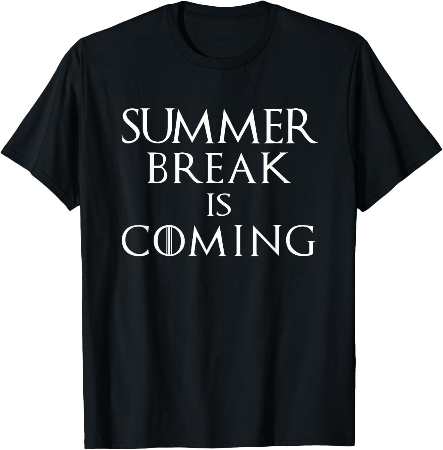 Summer Break is Coming Funny for Teachers & Students Men Women Kids T-Shirt - T-Shirt | Black