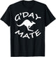 G'Day Mate Australian / Australia Land Down Under T-Shirt - T-Shirt | Black