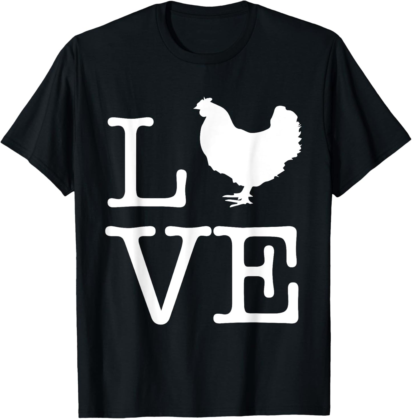 I Love Chickens Funny Chicken Lover Kids Gift T-Shirt - T-Shirt | Black