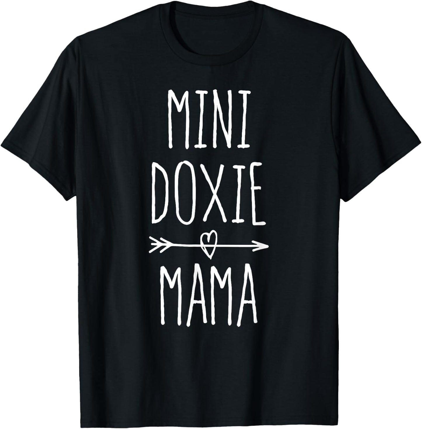 Miniature Dachshund Mom Gift Cute Mini Doxie Mama T-Shirt - T-Shirt | Black