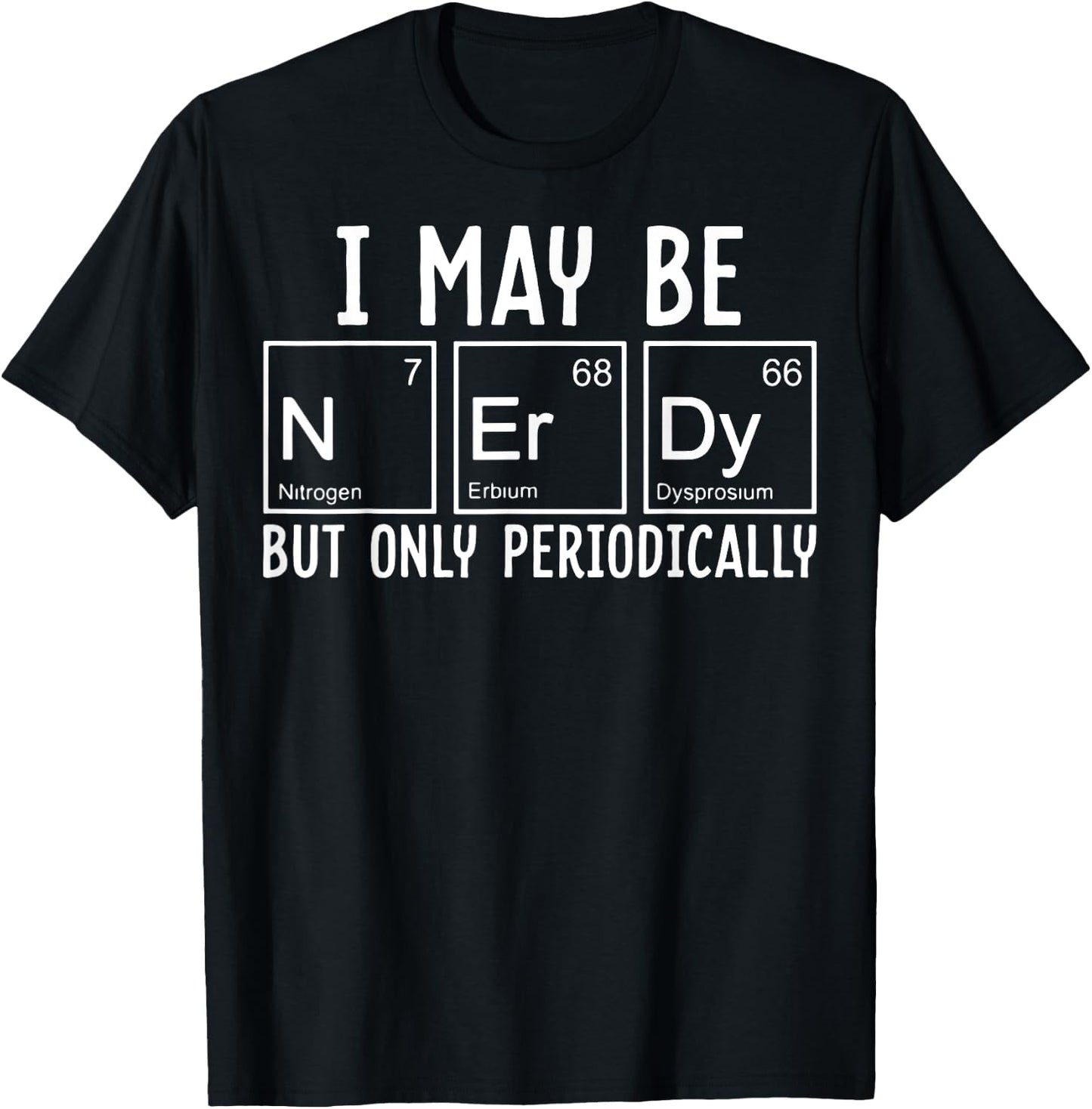 Periodic Table Funny Ion Elements Chemistry Menstruation T-Shirt - T-Shirt | Black