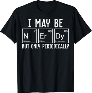 Periodic Table Funny Ion Elements Chemistry Menstruation T-Shirt - T-Shirt | Black