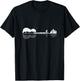 Bicycle Rider Guitar Silhouette Gift T-Shirt - T-Shirt | Black