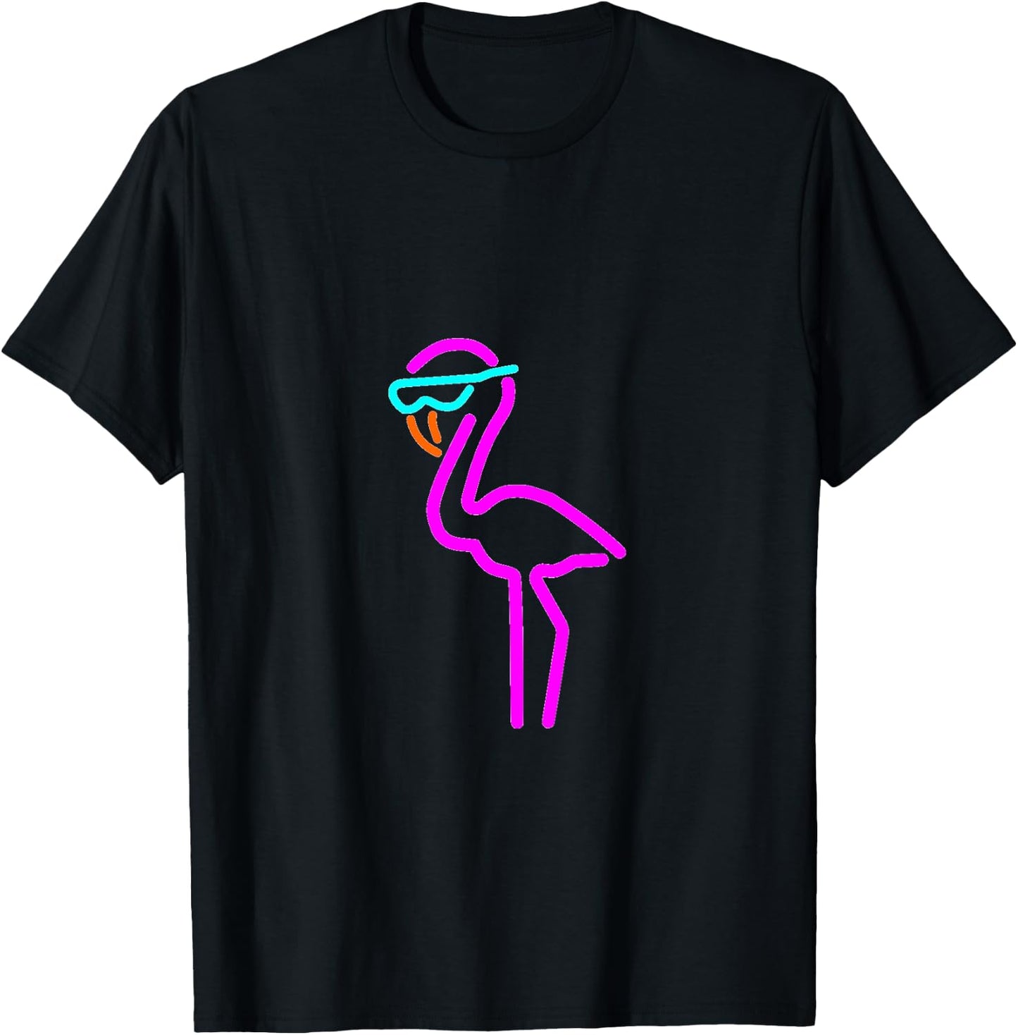 Toddler Flamingo T-Shirt - T-Shirt | Black