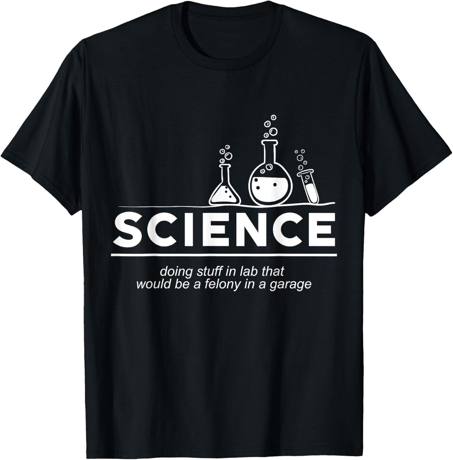 Funny Science , Chemistry Shirt T-Shirt - T-Shirt | Black