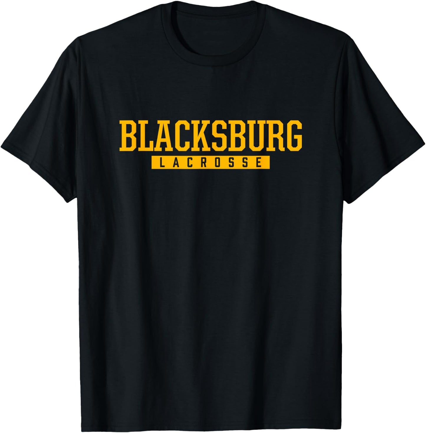 Blacksburg High School Lacrosse T-Shirt - T-Shirt | Black