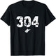 304 West Virginia T-Shirt - T-Shirt | Black