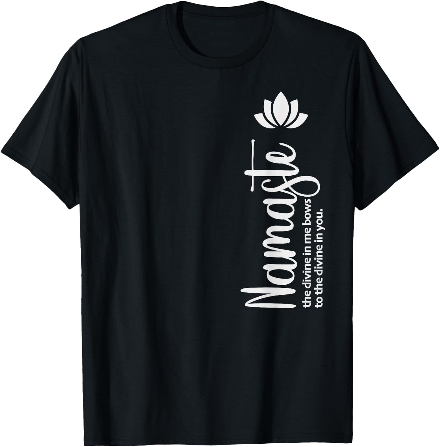 Namaste Meaning Meaningful Symbols T-Shirt - T-Shirt | Black