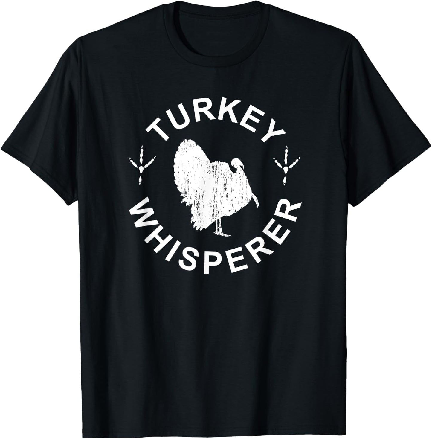Strutting Turkey Hunting with a Vintage Look for Hunters T-Shirt - T-Shirt | Black