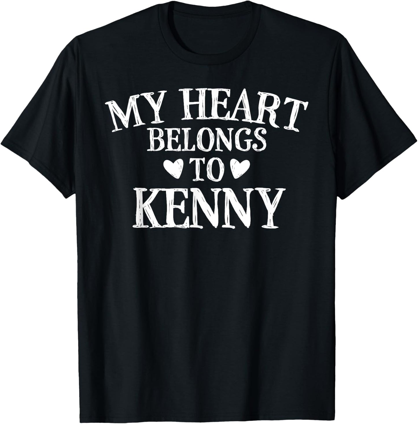 Kenny - My Heart Belongs To Kenny - Kenny Lover T-Shirt - T-Shirt | Black