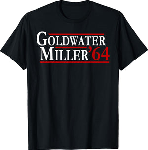 Barry Goldwater Miller 1964 Presidential Election T Shirt T-Shirt - T-Shirt | Black