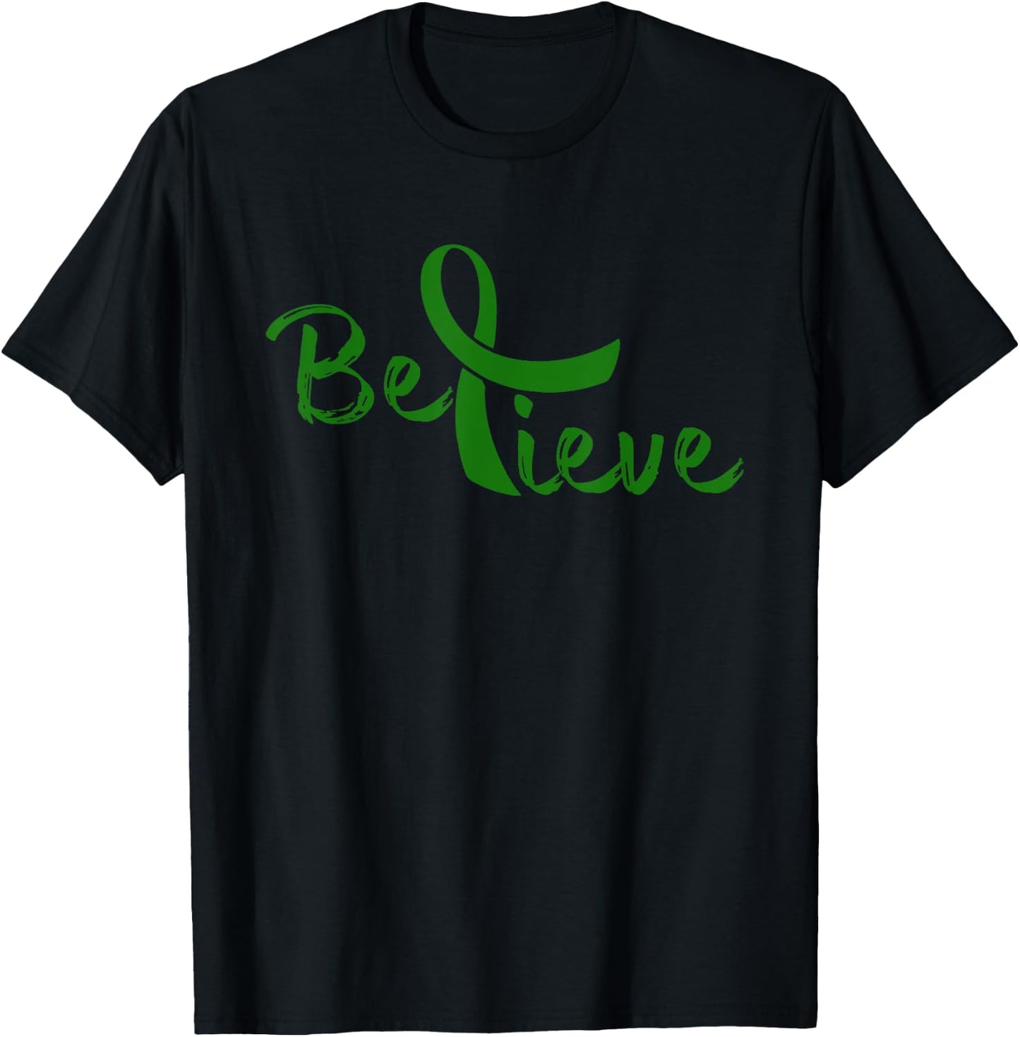 Believe - Liver Cancer Shirt Liver Cancer Support Gift T-Shirt - T-Shirt | Black