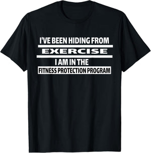 Fitness Funny Exercise Sarcastic Gym Gift T-Shirt - T-Shirt | Black