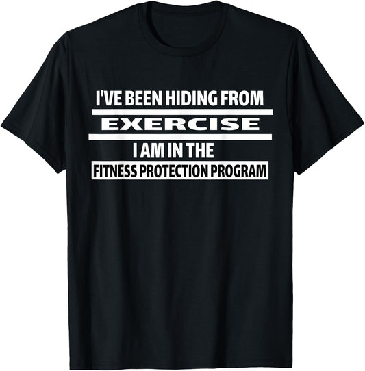 Fitness Funny Exercise Sarcastic Gym Gift T-Shirt - T-Shirt | Black