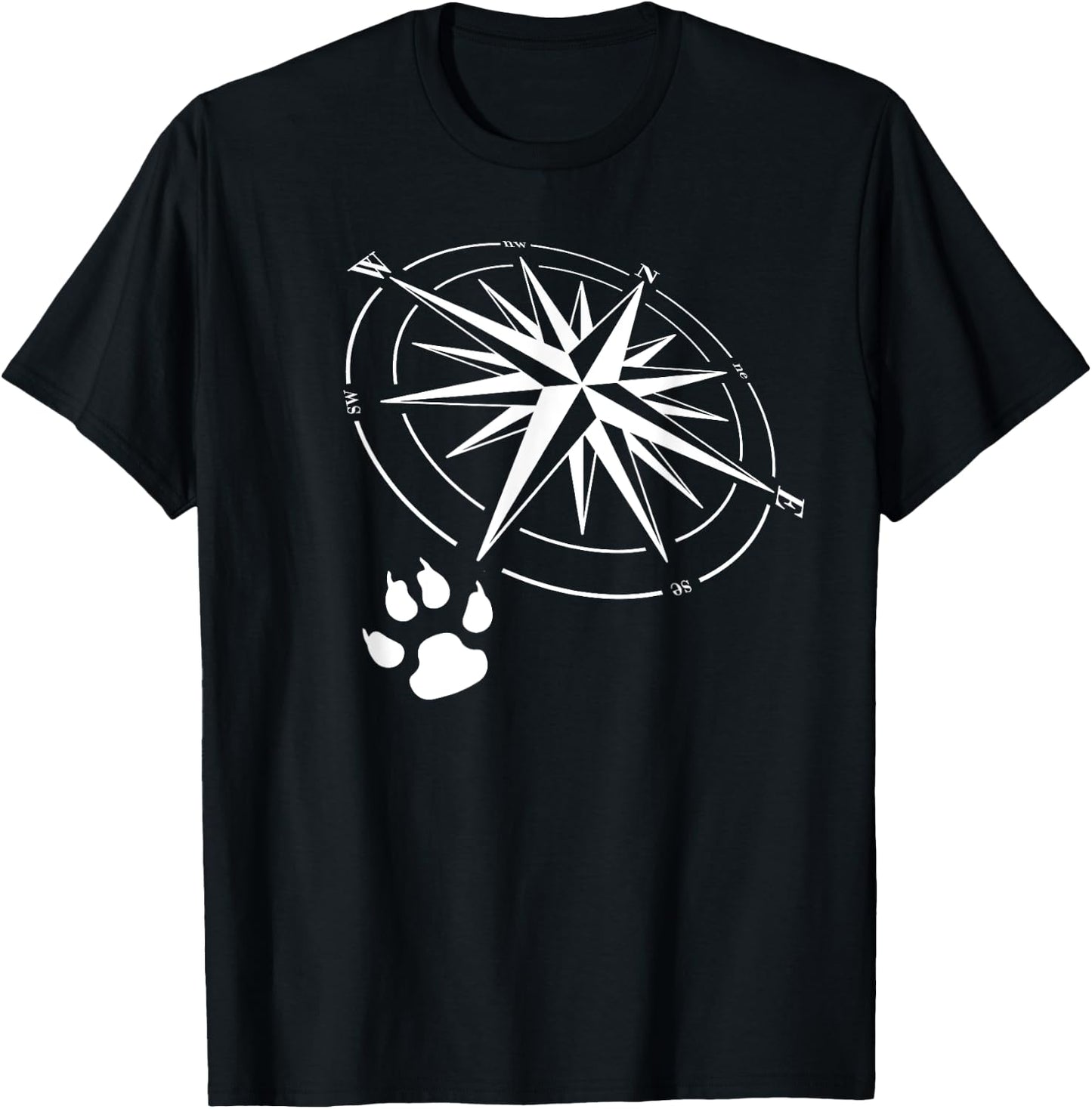 Southpaw Compass T-Shirt - T-Shirt | Black