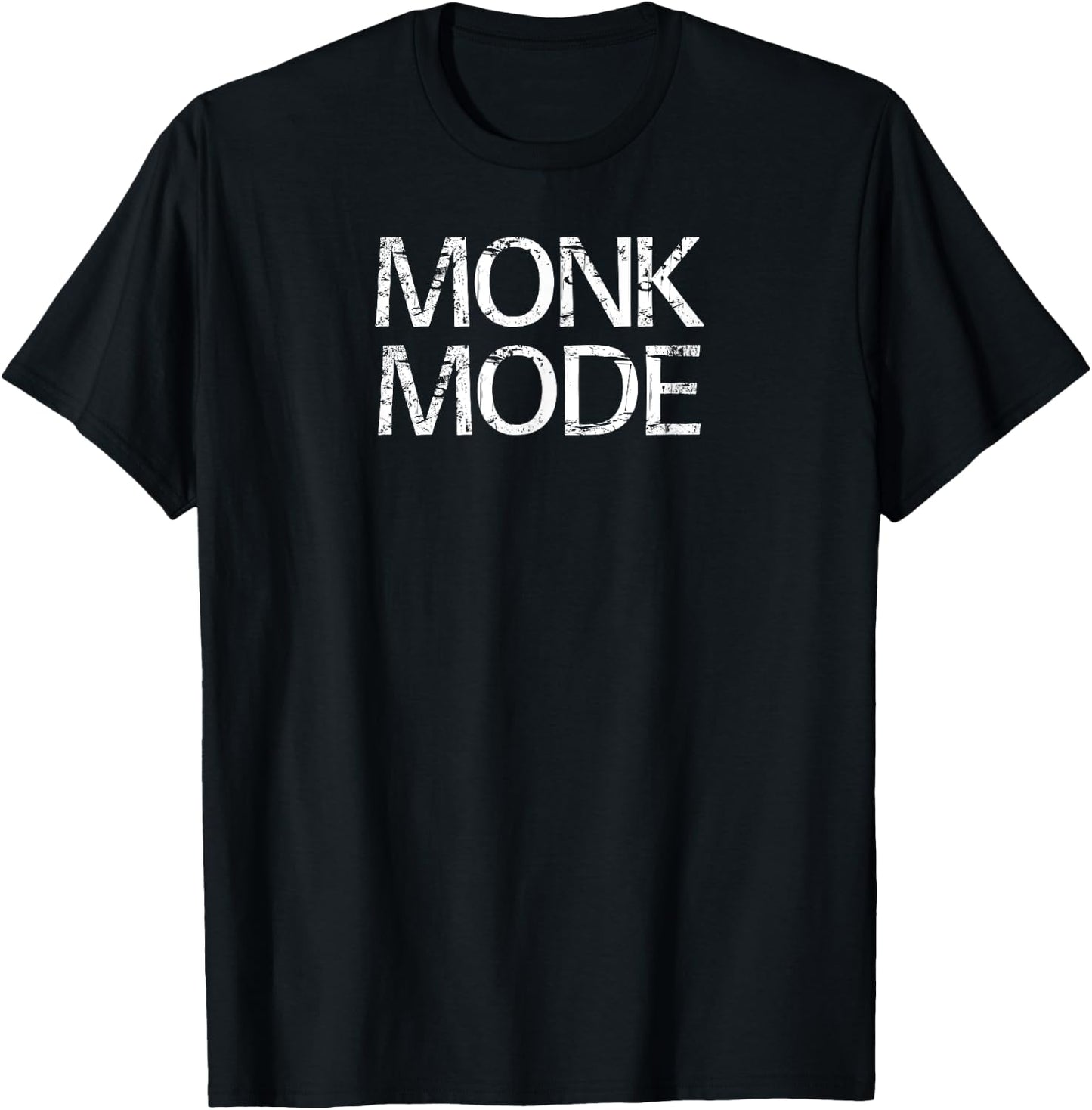 Monk Mode Meditation Yoga Novelty T-Shirt - T-Shirt | Black