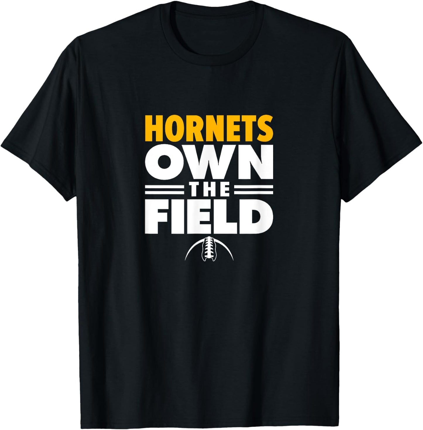 Yulee Hornets Own the Field T-Shirt - T-Shirt | Black