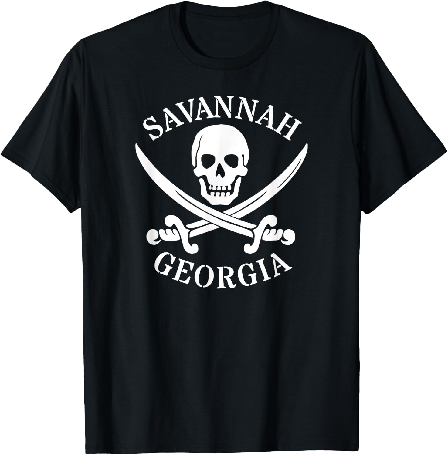 Savannah Georgia T-Shirt - T-Shirt | Black