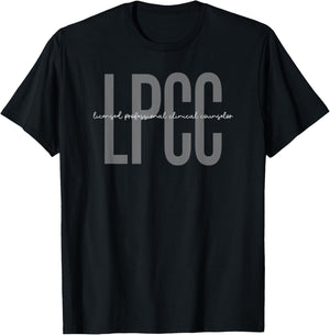 Licensed Professional Clinical Counselor LPCC Graduate T-Shirt - T-Shirt | Black