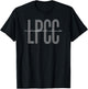 Licensed Professional Clinical Counselor LPCC Graduate T-Shirt - T-Shirt | Black