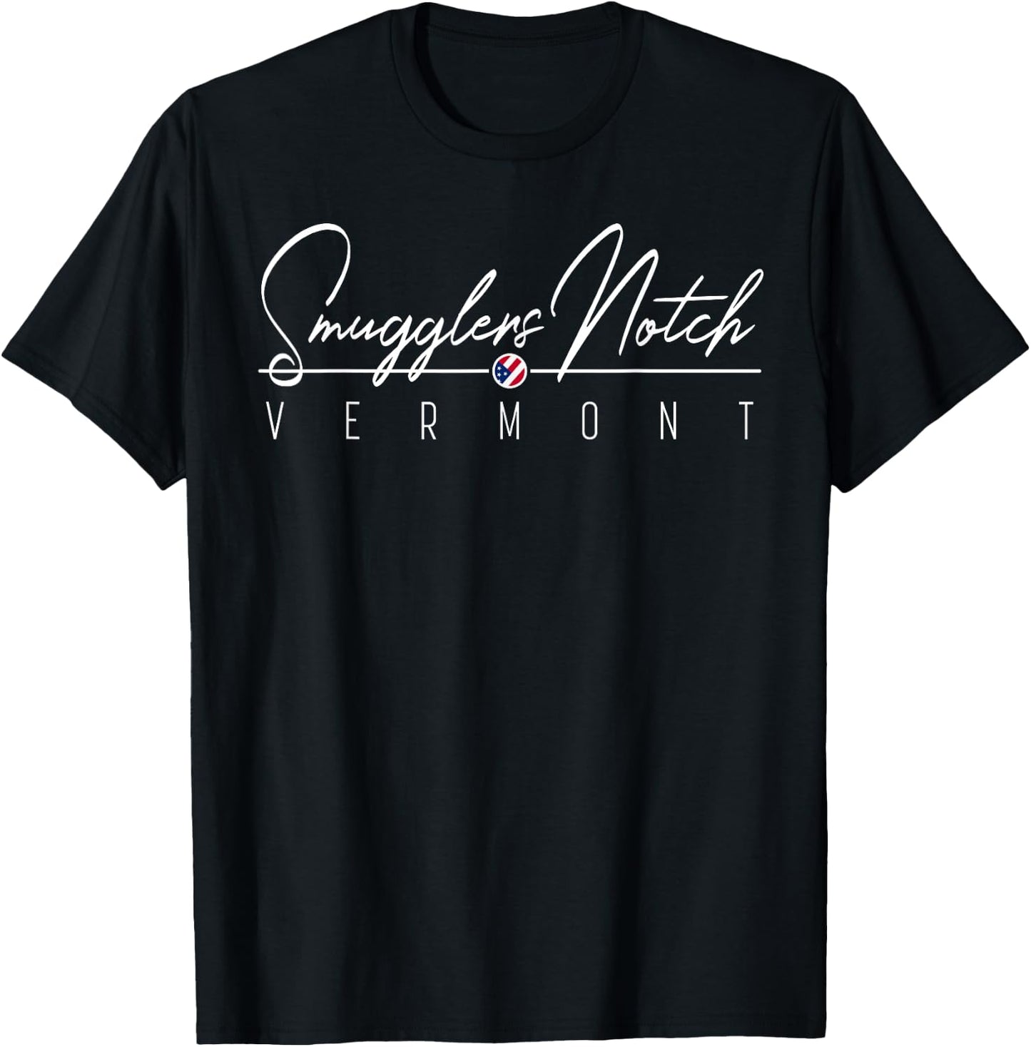 Smugglers Notch VT T-Shirt - T-Shirt | Black