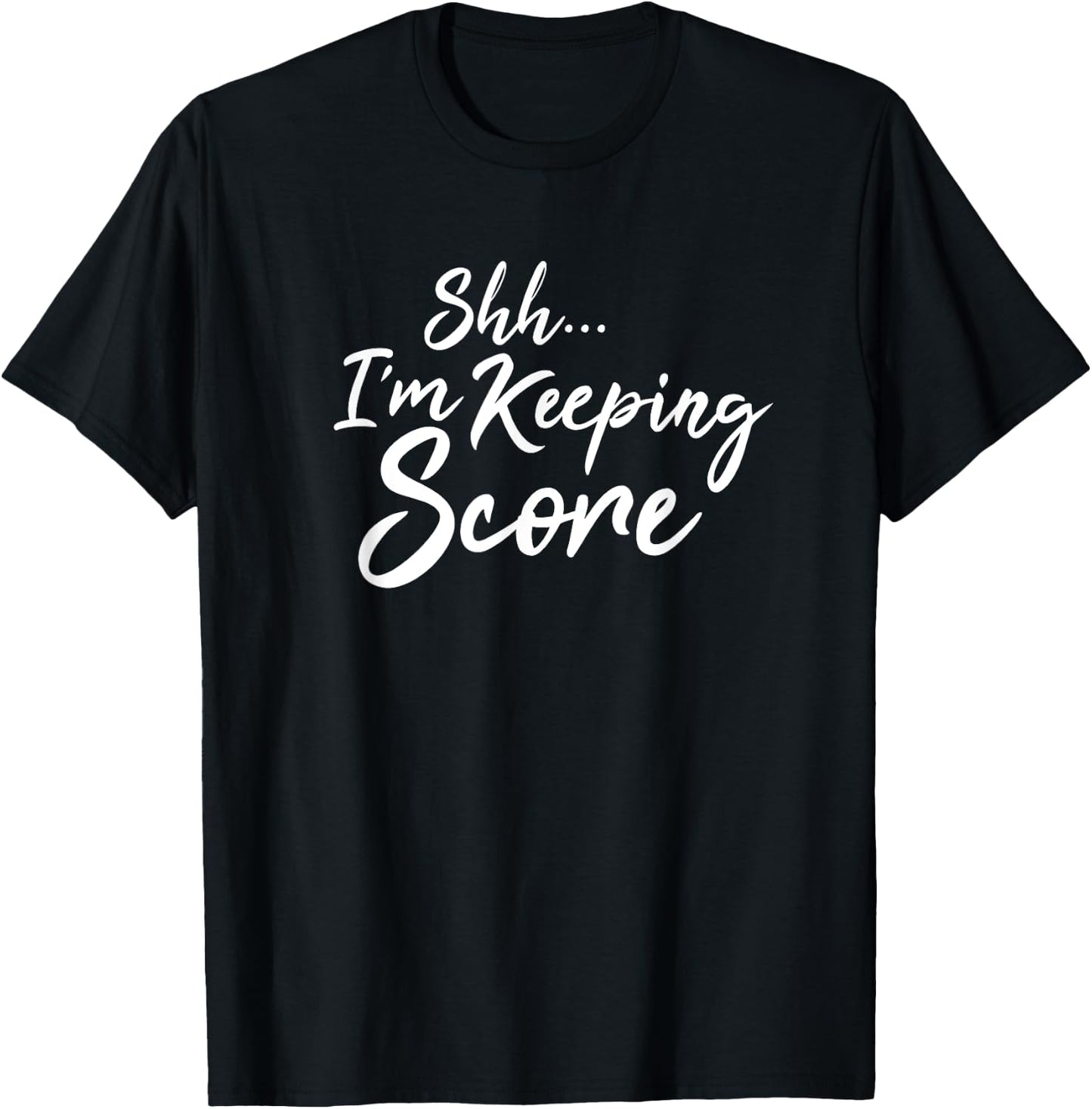 Scorekeeper Gift Funny Sports Coach Score Book Keeper T-Shirt - T-Shirt | Black