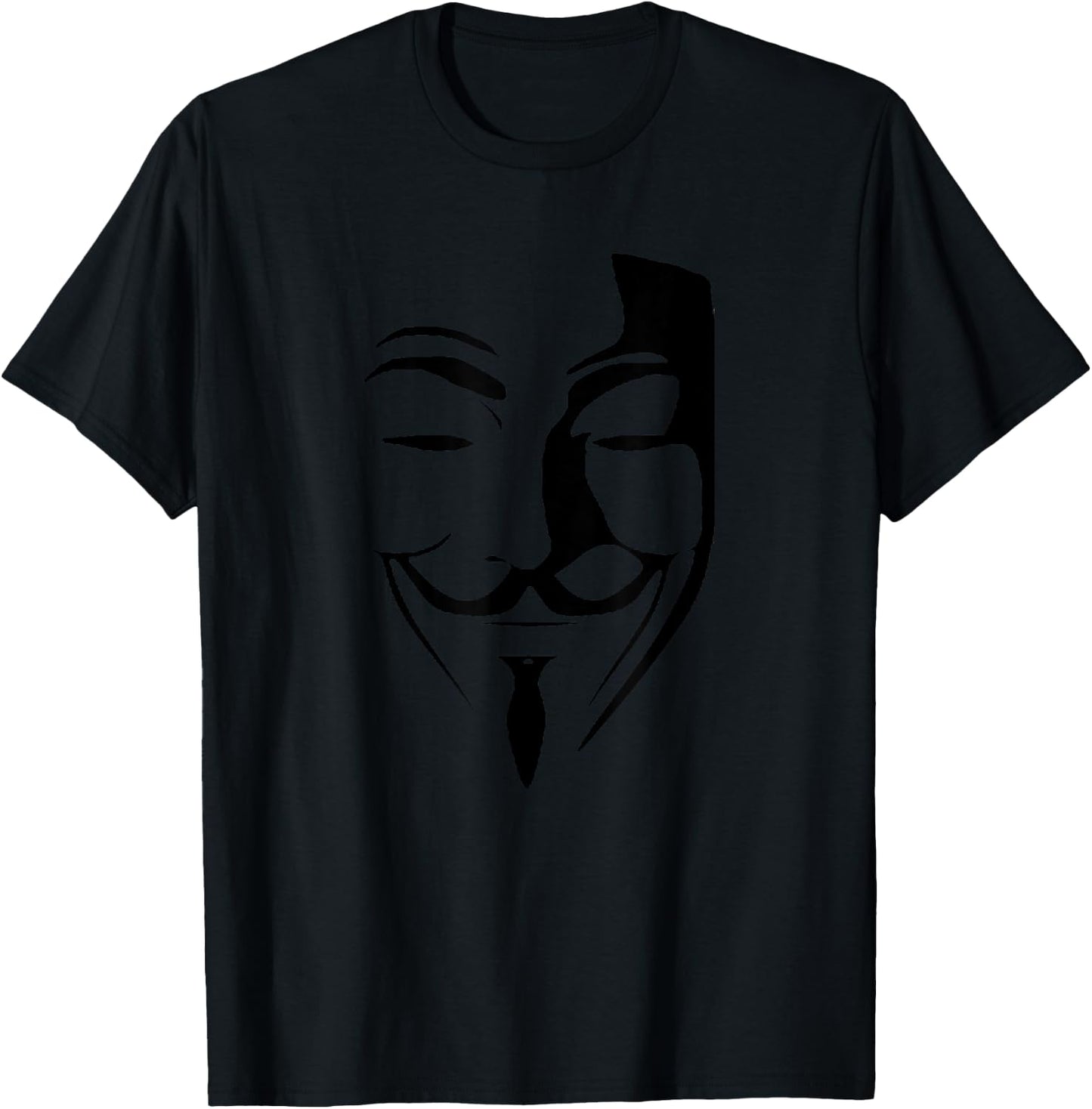 Anonymous Mask T-Shirt - T-Shirt | Black