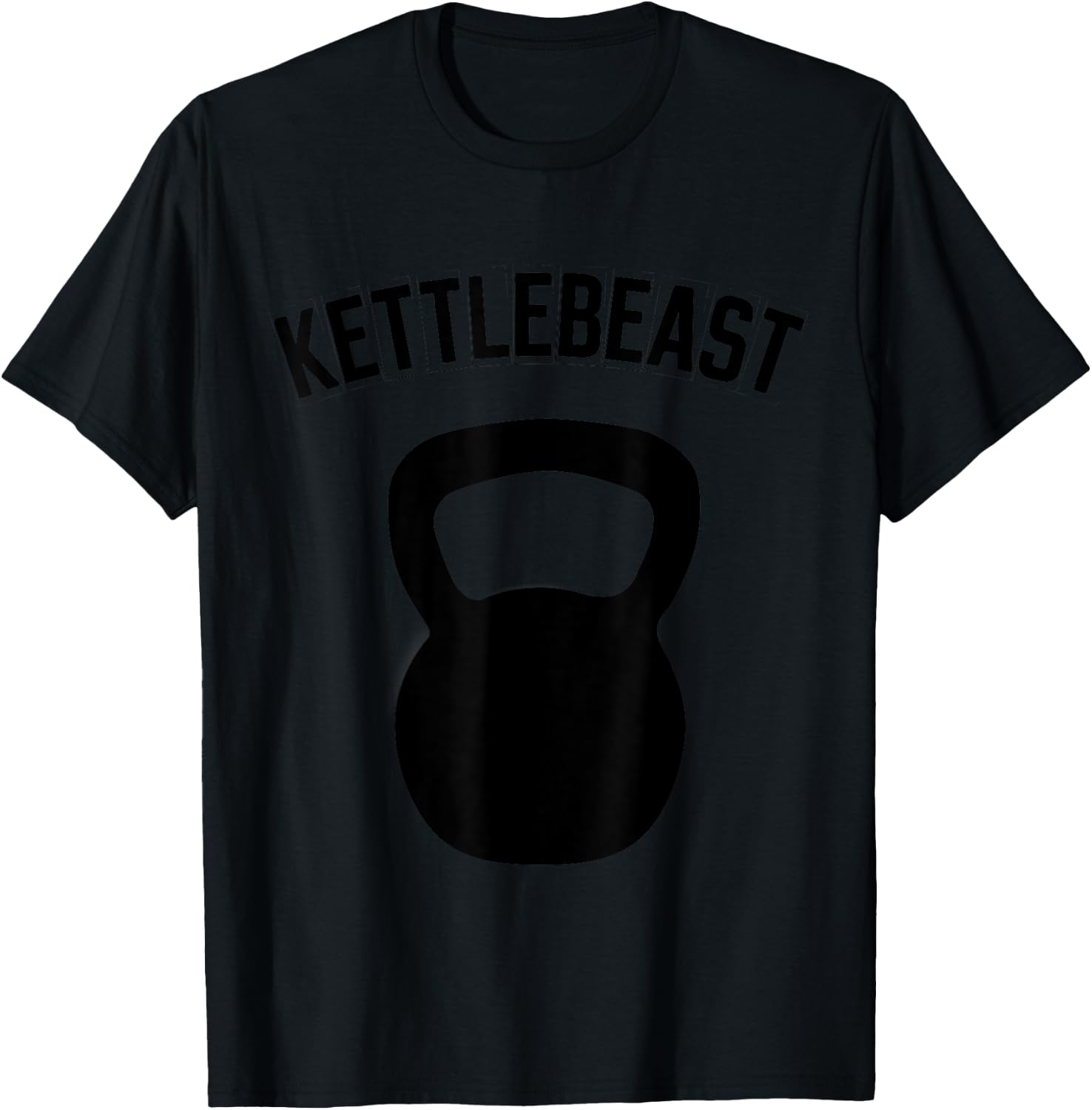 Kettlebell Gym Workout T Shirt & Women | Kettlebeast T-Shirt - T-Shirt | Black