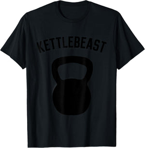 Kettlebell Gym Workout T Shirt & Women | Kettlebeast T-Shirt - T-Shirt | Black