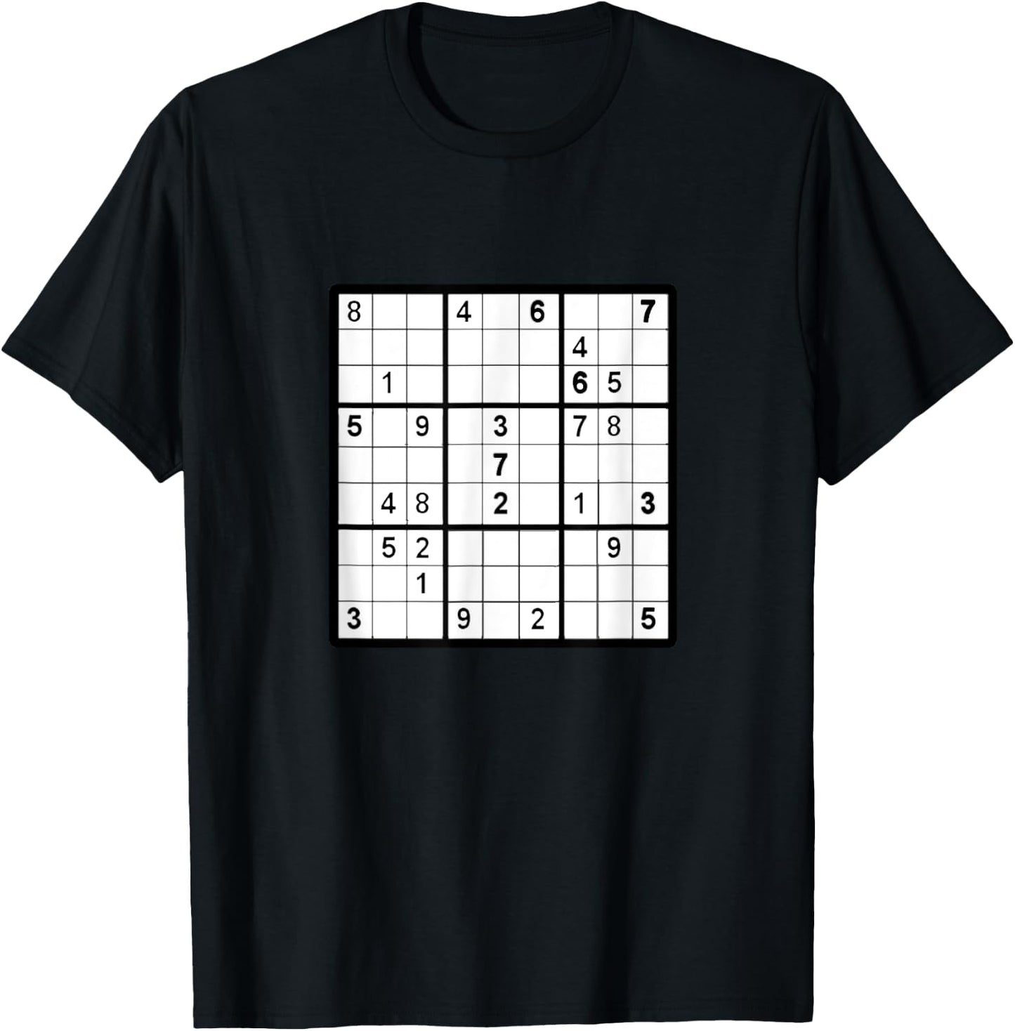 Sudoku Puzzle Game Trivia Challenge Sudoku Solver T-Shirt - T-Shirt | Black