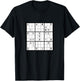 Sudoku Puzzle Game Trivia Challenge Sudoku Solver T-Shirt - T-Shirt | Black