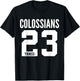 Colossians 3:23 Bible Scripture Verse Christian T-Shirt - T-Shirt | Black