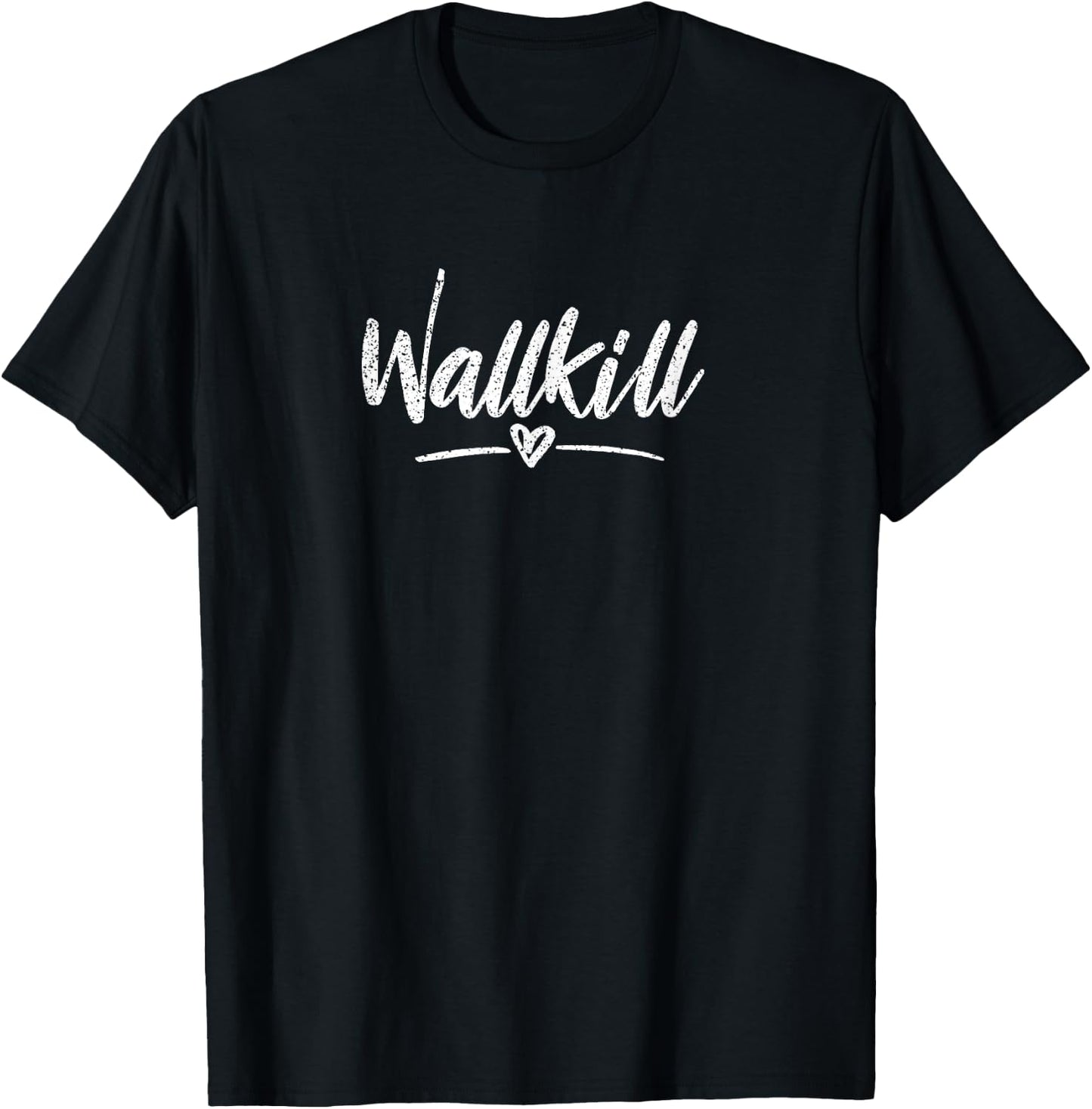 Wallkill NY Script T-Shirt - T-Shirt | Black