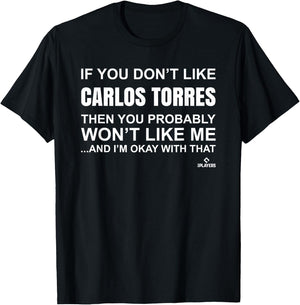 Carlos Torres Prospect Baseball Fan Gear T-Shirt - T-Shirt | Black