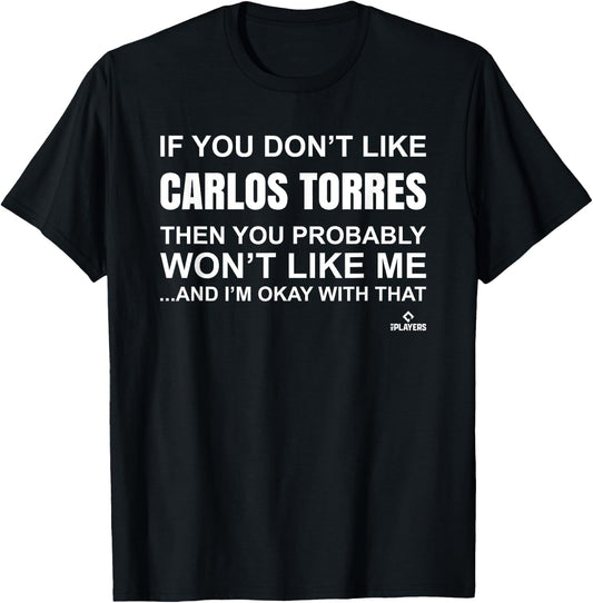 Carlos Torres Prospect Baseball Fan Gear T-Shirt - T-Shirt | Black